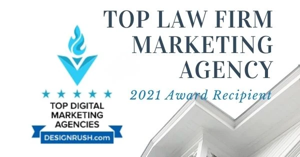 top law firm marketing agency award.