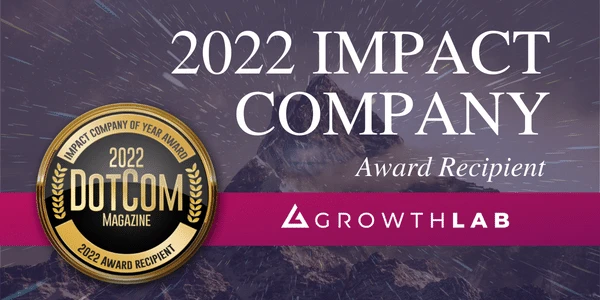 growth lab 2022 impact company award.