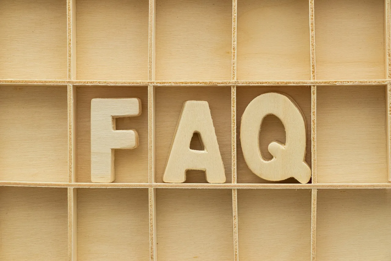 "FAQ" letters.