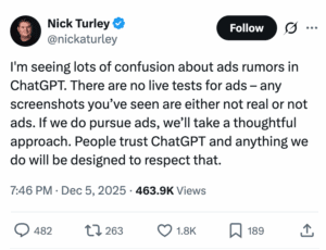 Nick Turley Chatgpt Ads