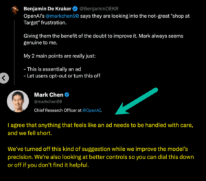 Mark Chen CRO OpenAI Quote