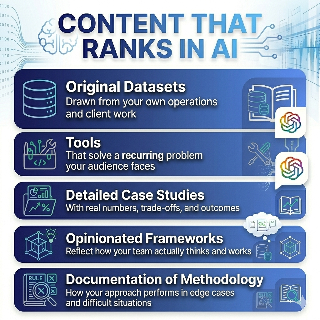 how to rank your content in AI search